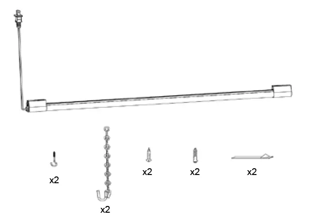 greenlite 48038-14W-SHOP-1T-E-2PK LED Shoplite Fixture fig 1