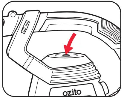 ozito Cordless 3-IN-1 Blower VAC- Speed Button