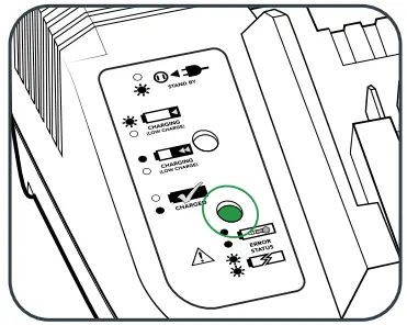 ozito Cordless 3-IN-1 Blower VAC- green LED