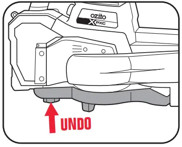 ozito Cordless 3-IN-1 Blower VAC- intake cover