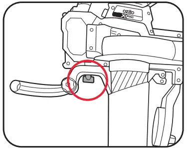 ozito Cordless 3-IN-1 Blower VAC- tube assembly