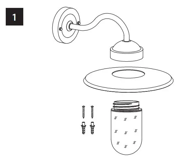 KS VERLICHTING Lighting Letterbox Bluestone II Instruction Manual