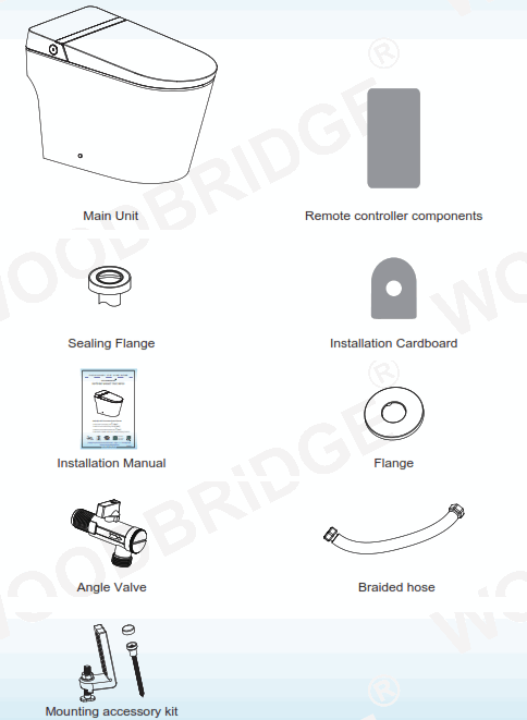 WOODBRIDGE B0990S Electronic Washlet Toilet - 1