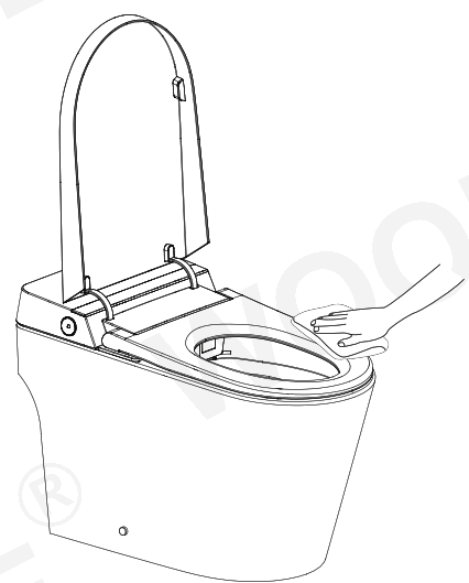 WOODBRIDGE B0990S Electronic Washlet Toilet - 21