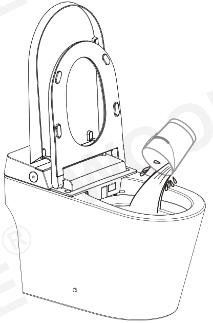 WOODBRIDGE B0990S Electronic Washlet Toilet - 26