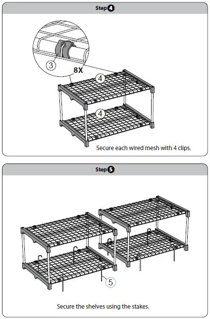 EAGLE PEAK Greenhouse Staging Shelving-4