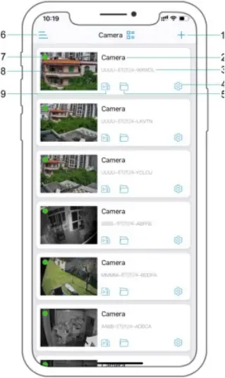 HX-2PT1 PTZ - APP operation interface 1