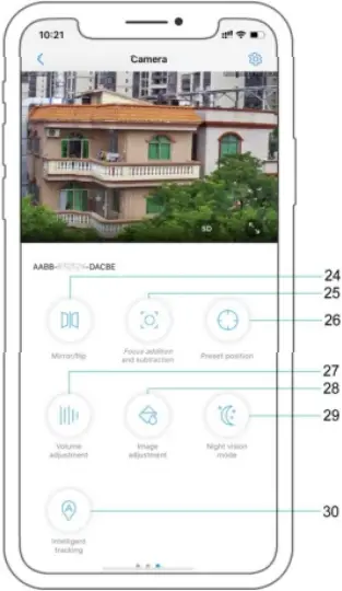 HX-2PT1 PTZ - APP operation interface 4