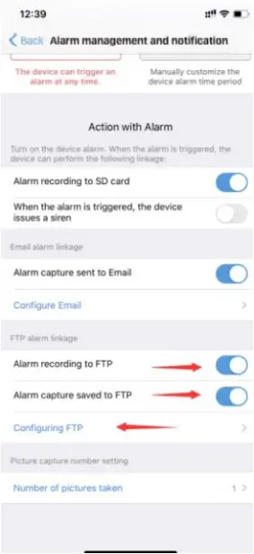 HX-2PT1 PTZ - Actions when detect motion 3