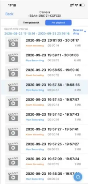 HX-2PT1 PTZ - Playback and Download Recordings 2