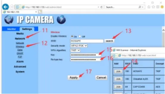 HX-2PT1 PTZ - connect to home WiFi by phone 9