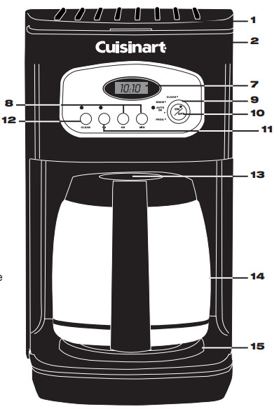 Cuisinart DCC-1150 Series Classic Thermal 10-Cup Programmable Coffeemaker - Measuring Scoop