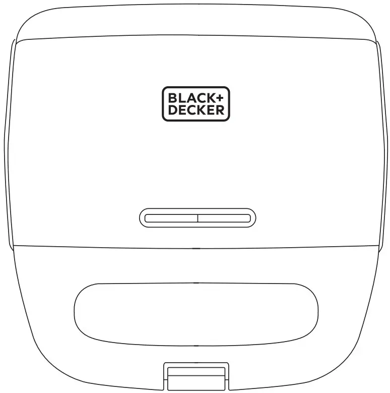 BLACK DECKER BXSA750E Sandwich Maker