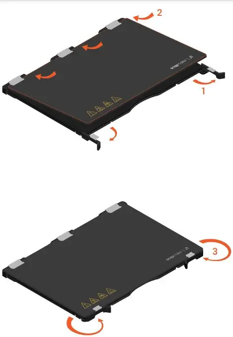 Install the PEI Glass Plate