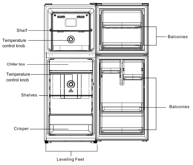 eurotech ED RF211WH.2 221 Litre Fridge Freezer - fig 15