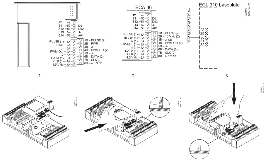 Danfoss ECA 36 Internal Input-Output Module - Fig 3