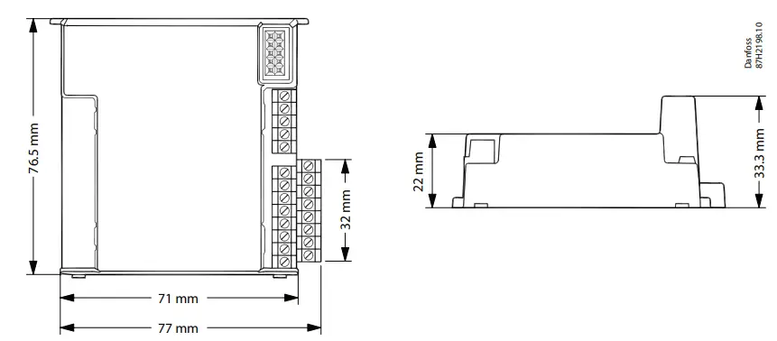 Danfoss ECA 36 Internal Input-Output Module - Fig 3