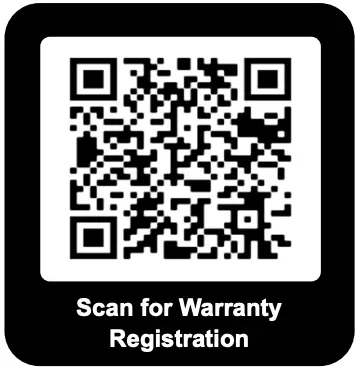 Scan for Warranty Registration