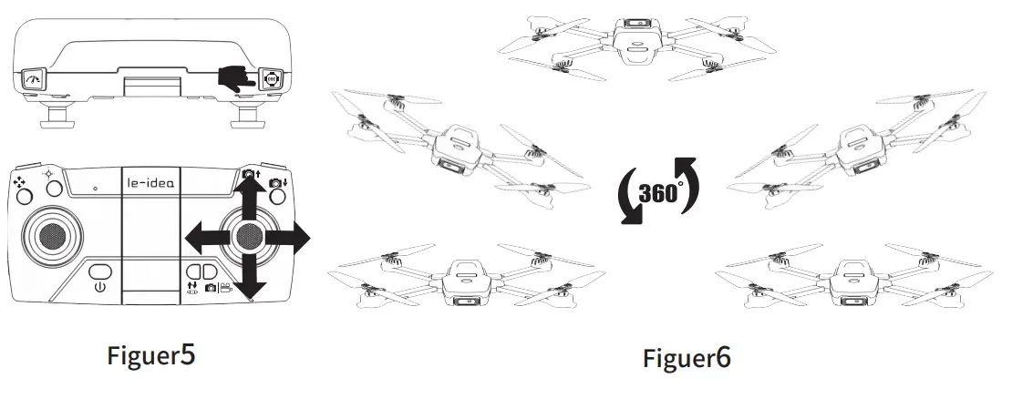 le-idea IDEA16 1080P Camera 5GHz WiFi FPV Foldable RC Drone - fig 15