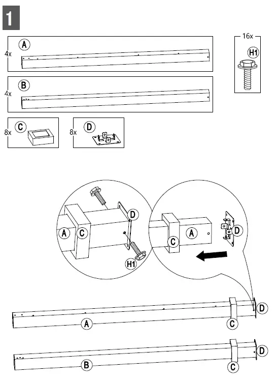 SUMMERCOVE-A102018600-11-ft-x-13-ft-Gray-Metal-Rectangle-Gazebo-with-Steel-Roof-fig-10