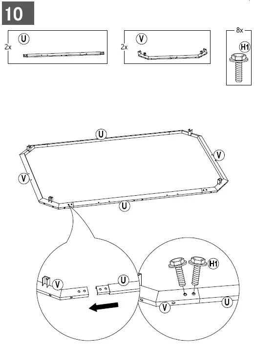 SUMMERCOVE-A102018600-11-ft-x-13-ft-Gray-Metal-Rectangle-Gazebo-with-Steel-Roof-fig-19