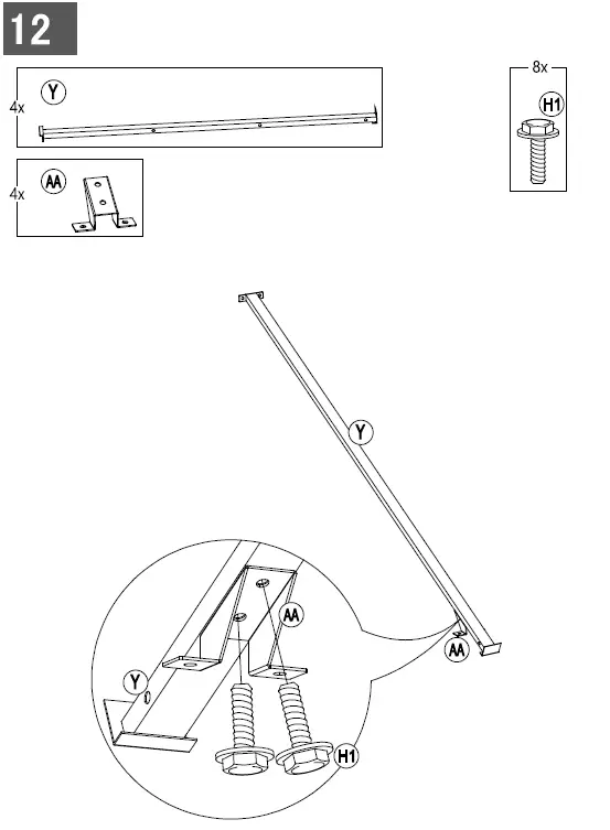 SUMMERCOVE-A102018600-11-ft-x-13-ft-Gray-Metal-Rectangle-Gazebo-with-Steel-Roof-fig-21