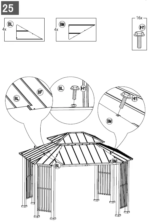 SUMMERCOVE-A102018600-11-ft-x-13-ft-Gray-Metal-Rectangle-Gazebo-with-Steel-Roof-fig-34