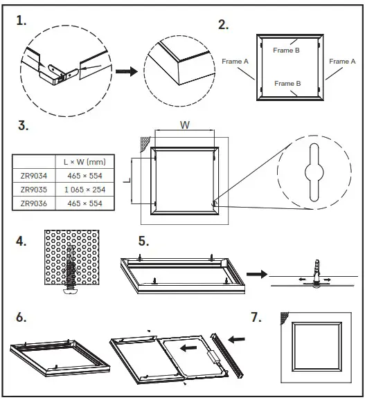 EMOS ZR9034 ZR9035 ZR9036 LED Panel Accessory - Product Overview 3