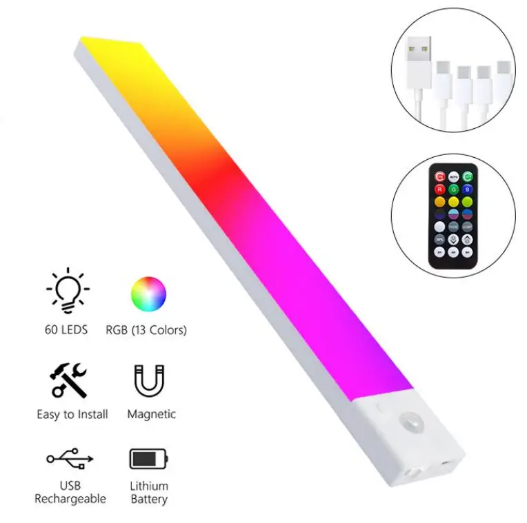 LIVING glow CP-CL02P RGB Motion Sensor Under Cabinet Light