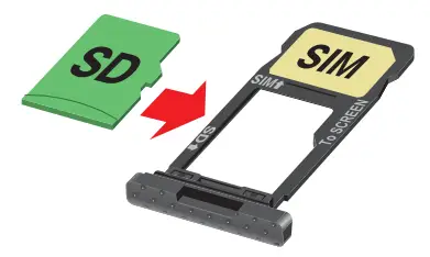 KYOCERa GB1023 Rugged DuraSport 5G Smartphone - microSD card