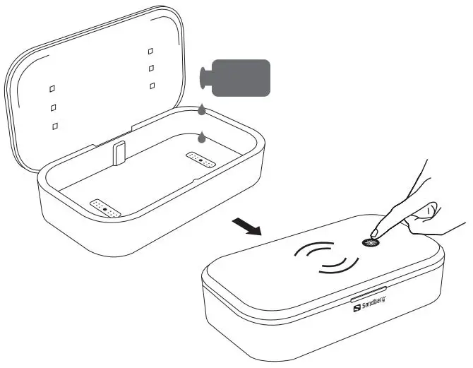 Sandberg UV Sterilizer Wireless 10W USB - Aromatherapy function