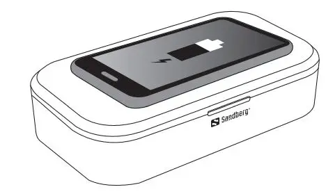 Sandberg UV Sterilizer Wireless 10W USB - Wireless charger function