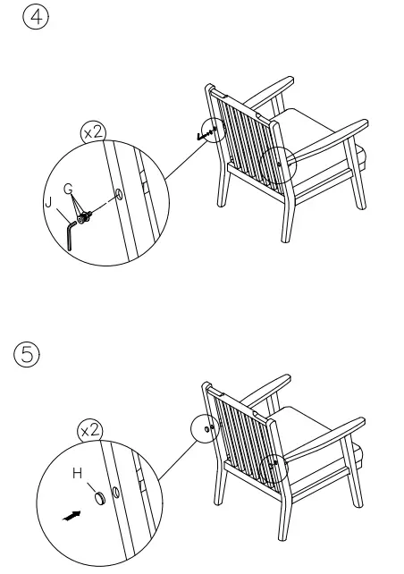 ASHLEY 1140260 Zardoni Stationary Fabric Accent Chair 5