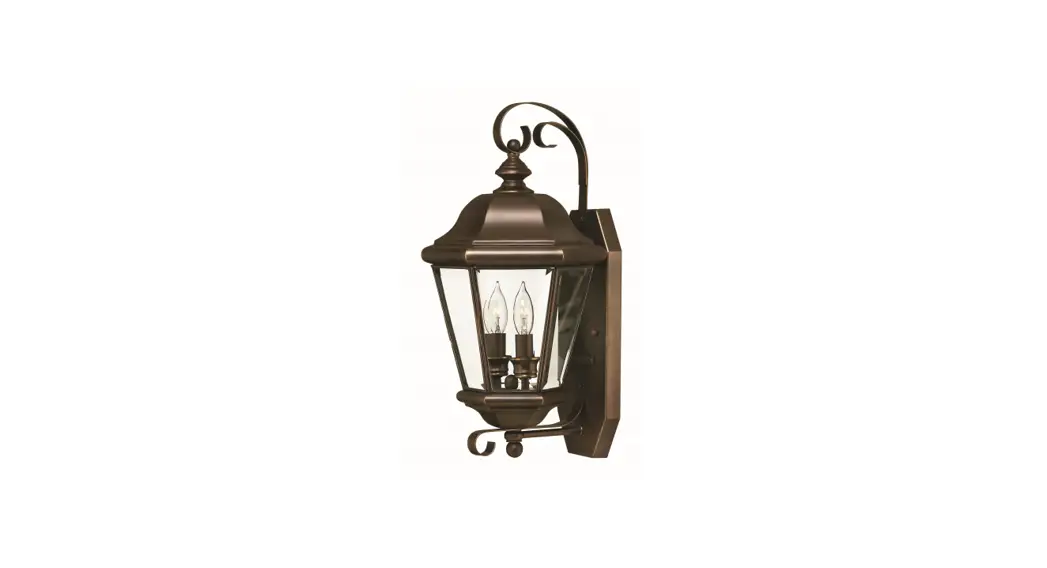 Hinkley 2425 Clifton Park 25 Inch Tall 3 Light Outdoor Wall Light Instruction Manual