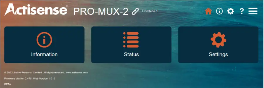 Actisensea PRO-MUX-2 Professional Type Approved NMEA 0183 Multiplexer - cannot be altered