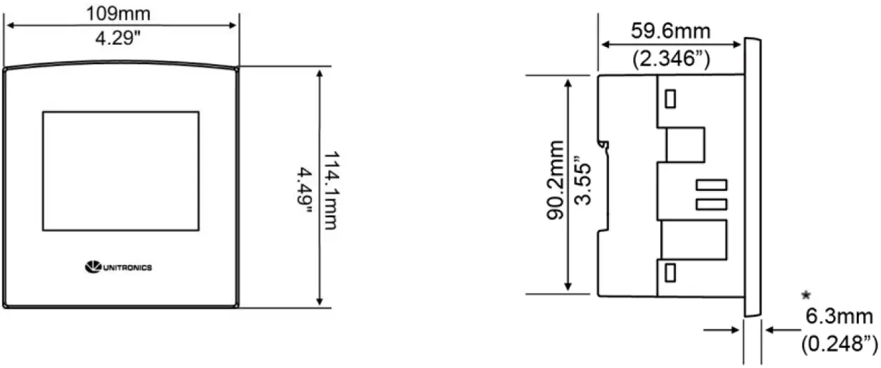 UNITRONICS V130-33-T38 Micro-PLC+HMIs Rugged Programmable Logic Controllers 19