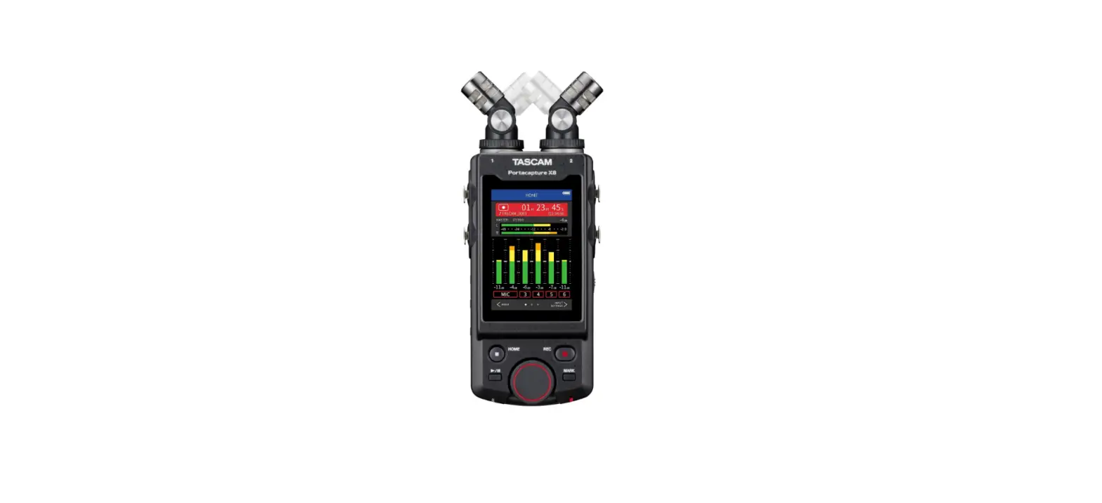 Tascam Portacapture X8 High Resolution Multi Track Handheld Recorder User Guide