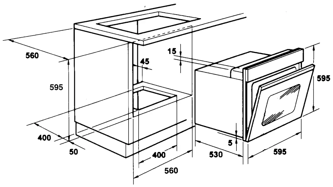 Hoover Multi-Function Oven HMO 635X - INSTALLATION