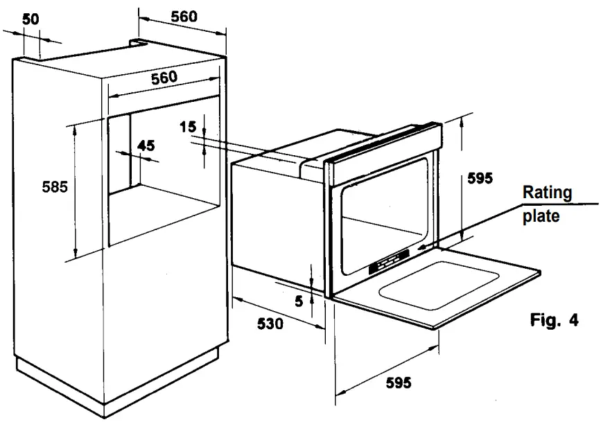 Hoover Multi-Function Oven HMO 635X - INSTALLATIONa