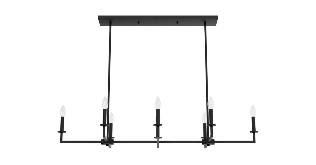 Hunter 19630 Bearden 8 Light Linear Chandelier Owner's Manual