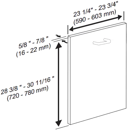 LG MHK50326534 24 Inch Panel Ready Top Control A3