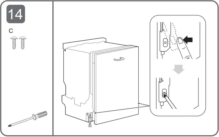 LG MHK50326534 24 Inch Panel Ready Top Control C14