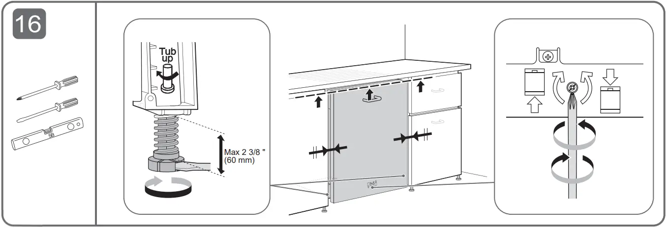 LG MHK50326534 24 Inch Panel Ready Top Control C16
