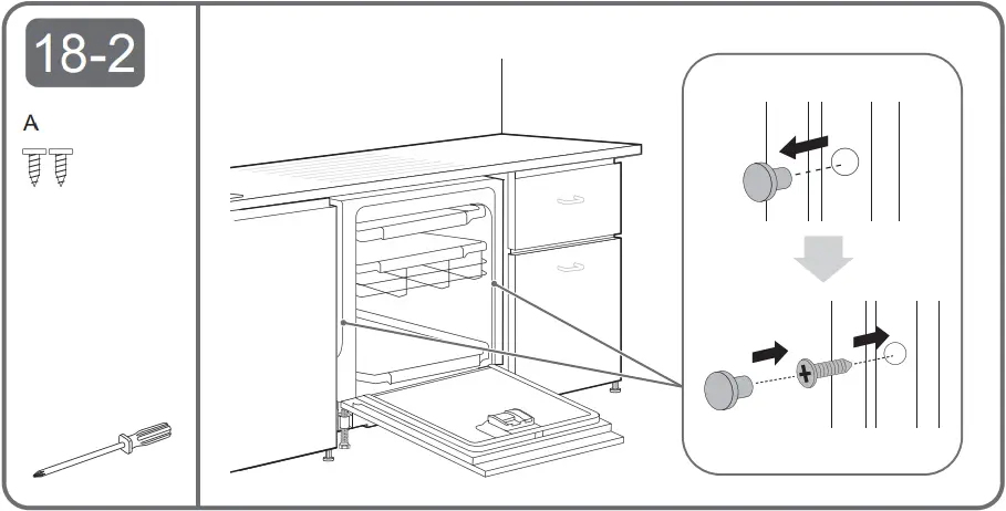 LG MHK50326534 24 Inch Panel Ready Top Control C18-2