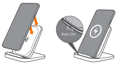 Spigen PF2102 Wireless Charger Stand - Charging