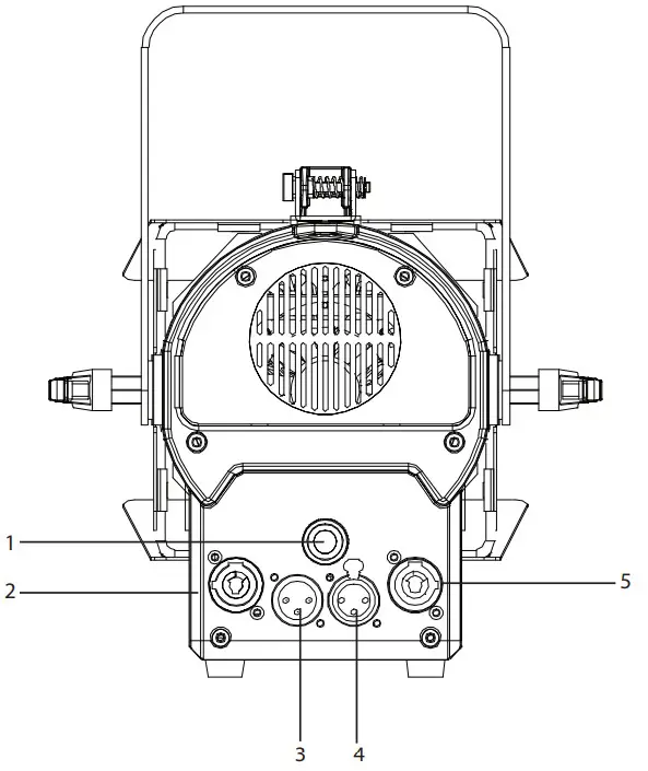 ADJ FR50Z LED Lighting- Layout
