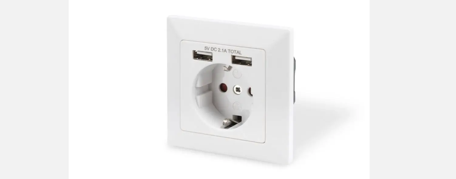 Digitus Safety Socket For Flush Mounting With 2 Usb Ports Da-70613 User Manual