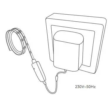 Smartline LED STRIP User Guide - Connect LED-Strip to a power outlet