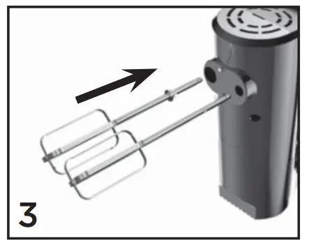 BLACK DECKER MX401B 5-Speed Hand Mixer - USE4