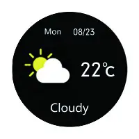 Leadyeah LW29 Android Smart Watches for Men and Women - weather